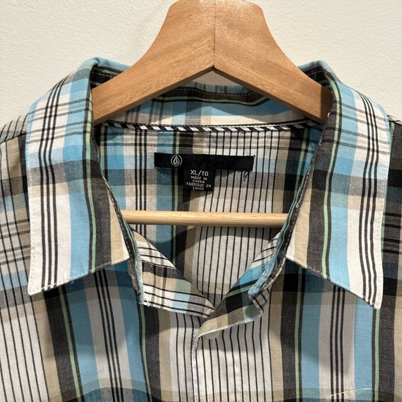 Mens Volcom Dress Shirt XL - Picture 4 of 5